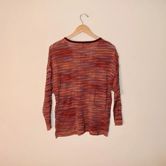 Missoni Multicolor Crochet Trim Tie Detail Sweater